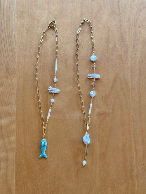 Azul Fish Necklace