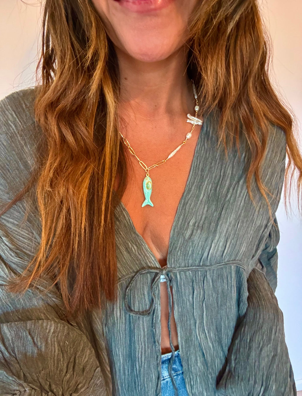 Azul Fish Necklace